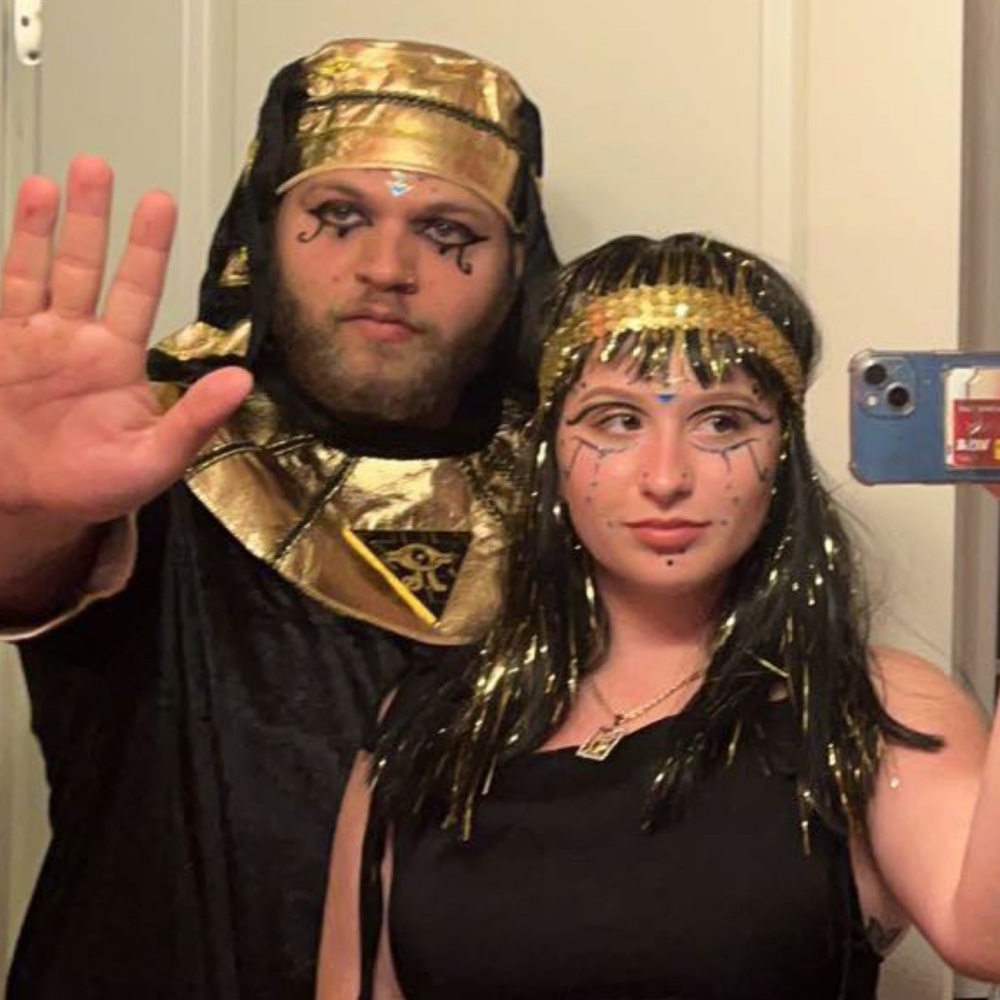 HALLOWEEN ROMAN GODDESS WITH SEQUIN HEADBAND